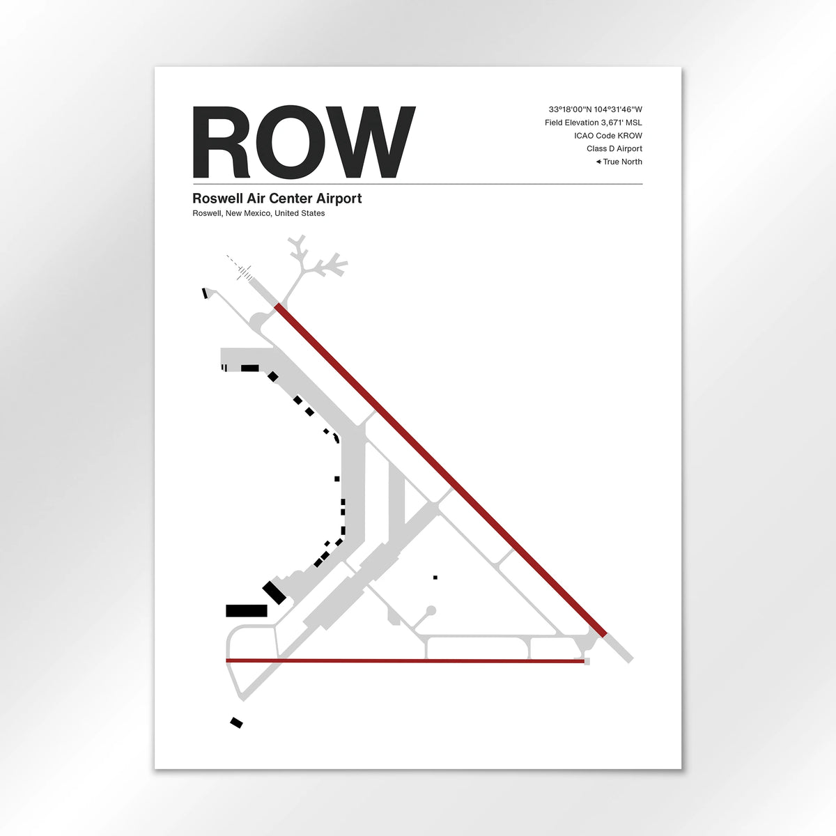 ROW Airport Diagram