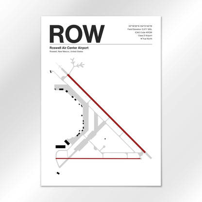 ROW Airport Diagram