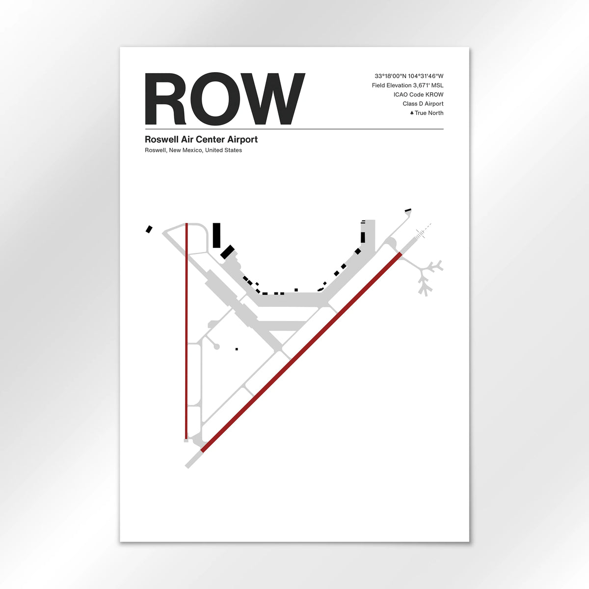 ROW Airport Diagram