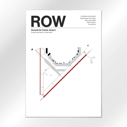 ROW Airport Diagram