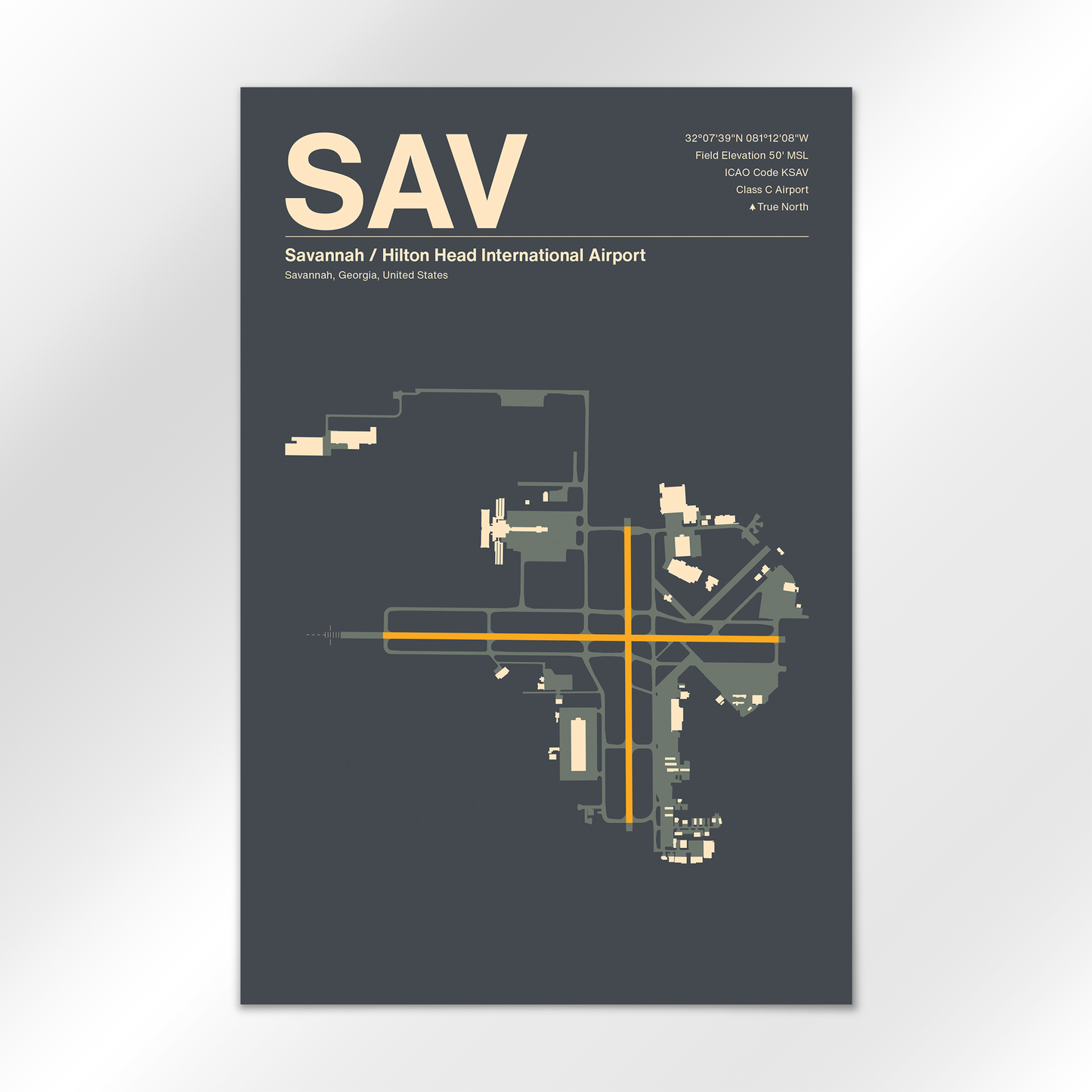 SAV Airport Diagram