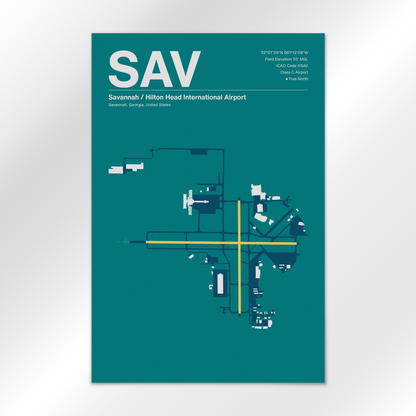 SAV Airport Diagram