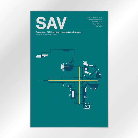 SAV Airport Diagram
