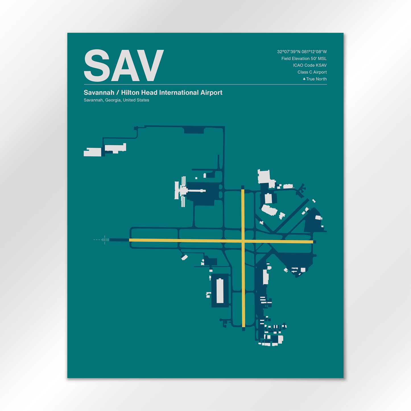 SAV Airport Diagram