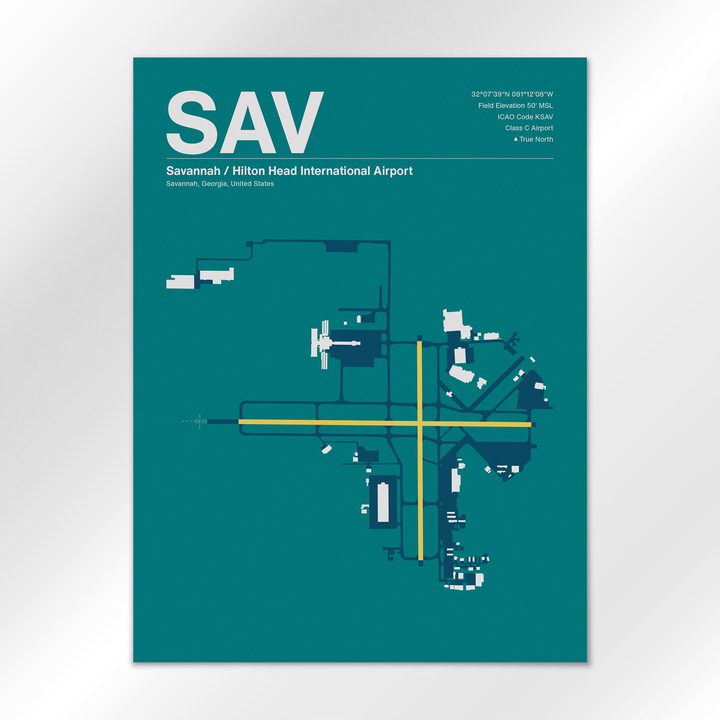 SAV Airport Diagram