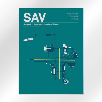 SAV Airport Diagram