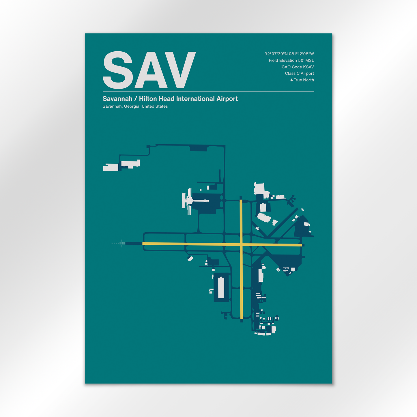 SAV Airport Diagram