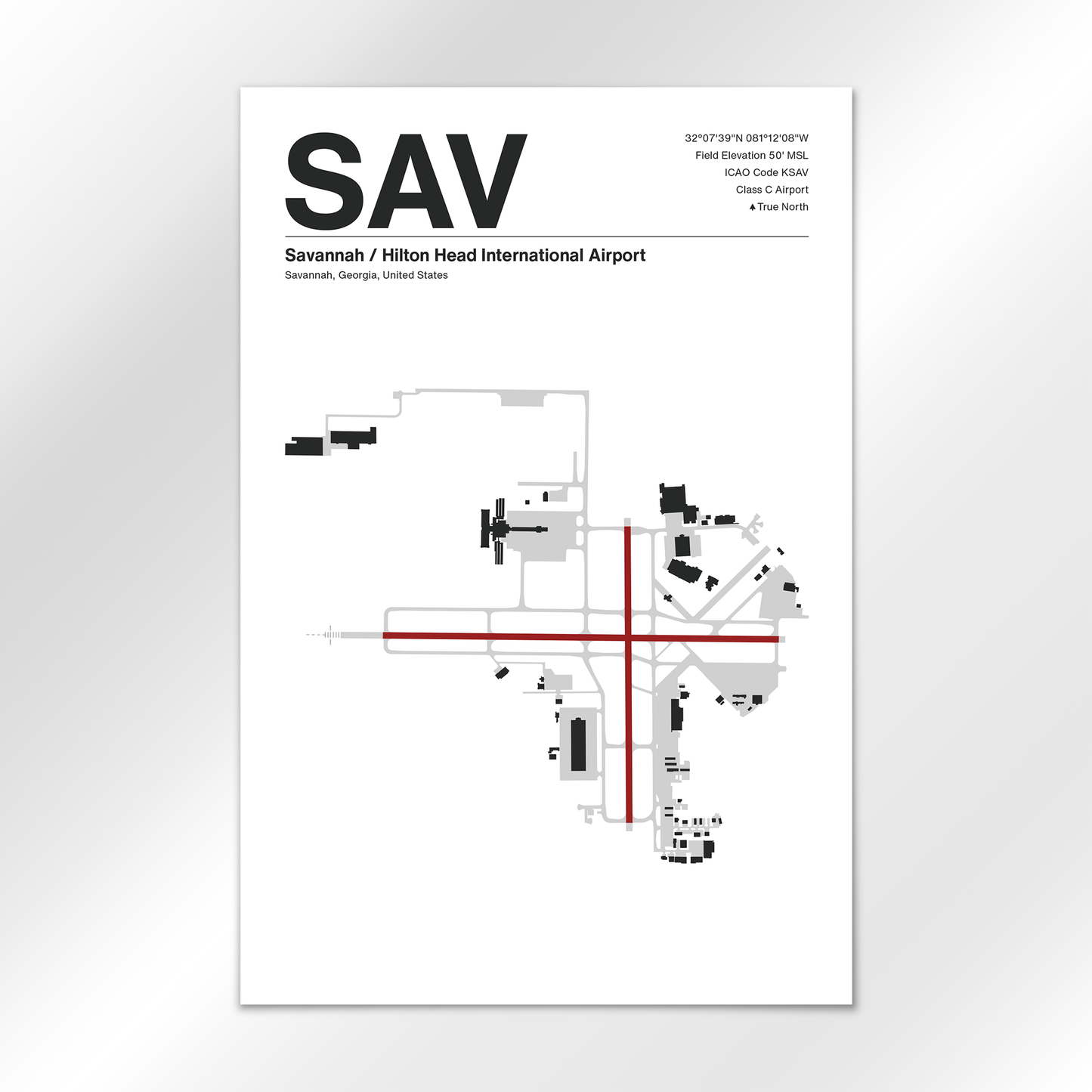 SAV Airport Diagram
