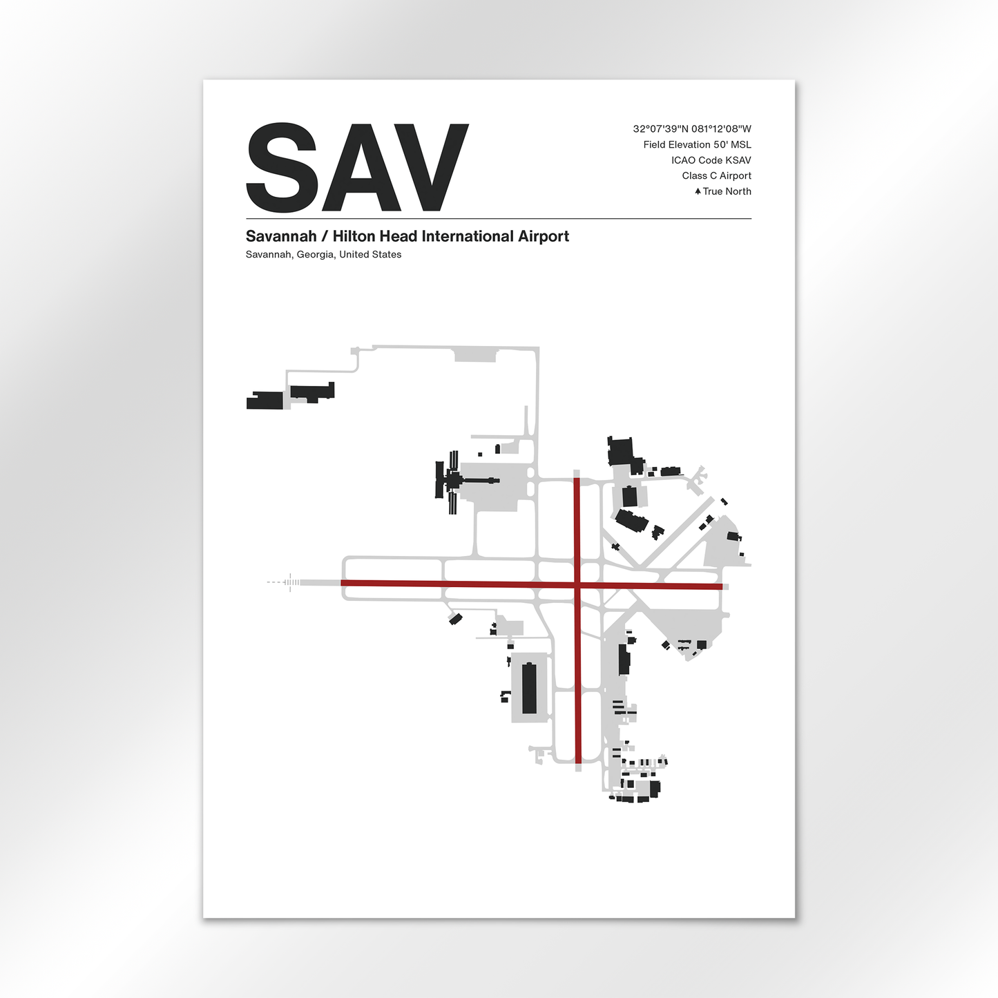 SAV Airport Diagram