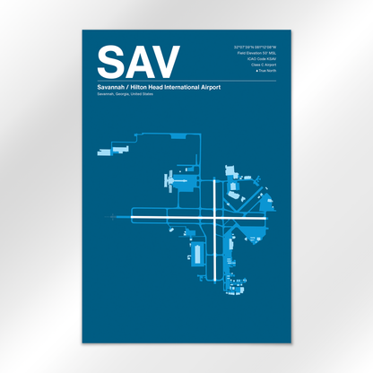 SAV Airport Diagram