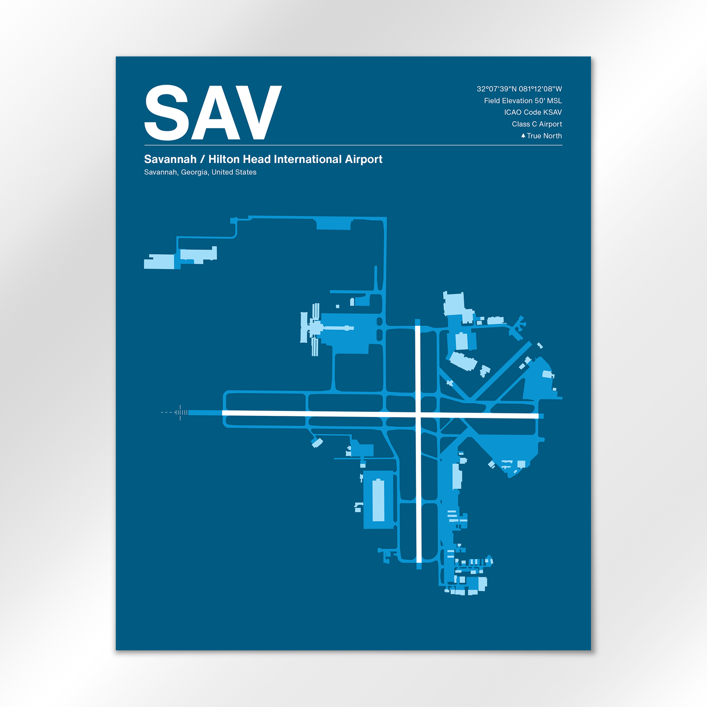 SAV Airport Diagram