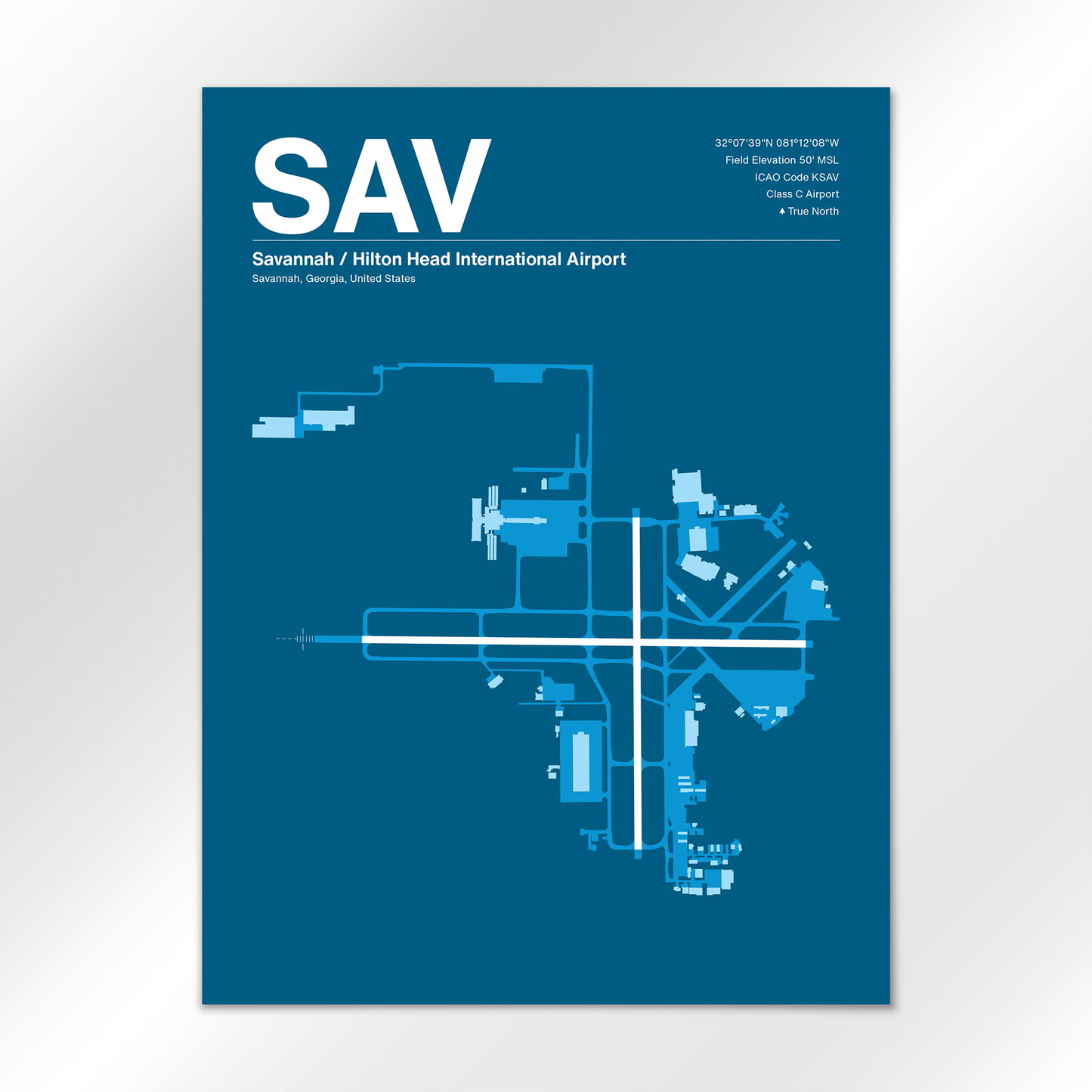 SAV Airport Diagram