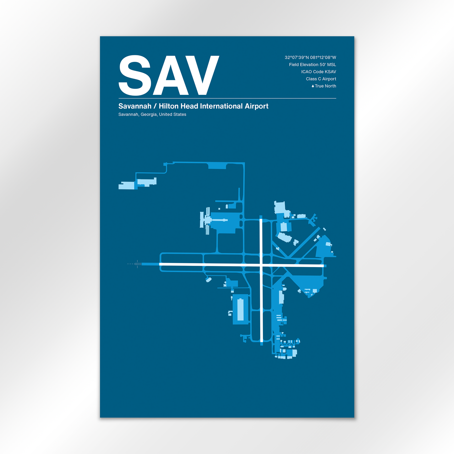 SAV Airport Diagram