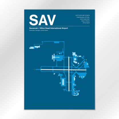 SAV Airport Diagram
