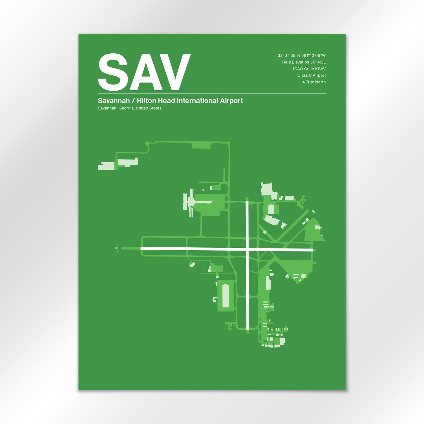 SAV Airport Diagram