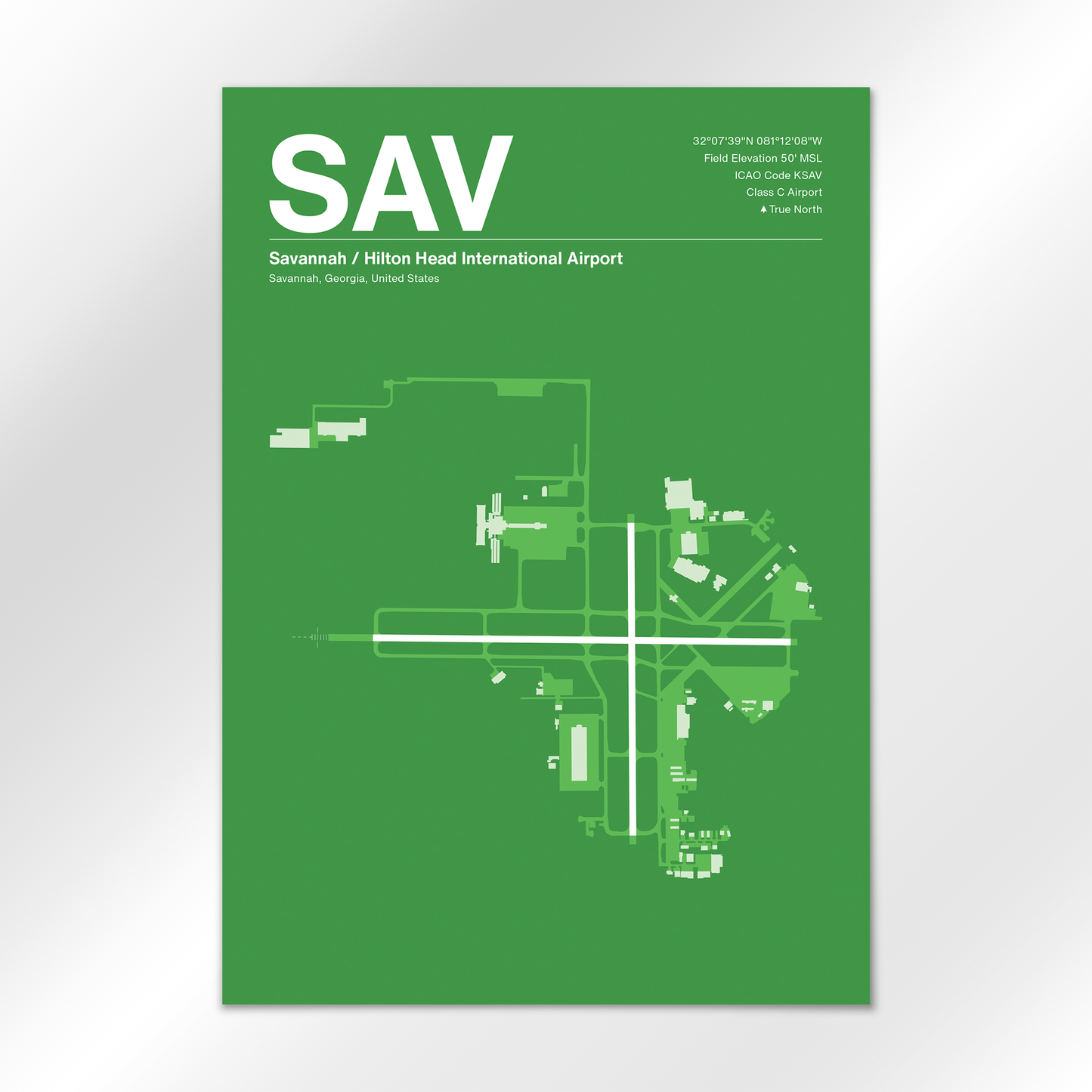 SAV Airport Diagram