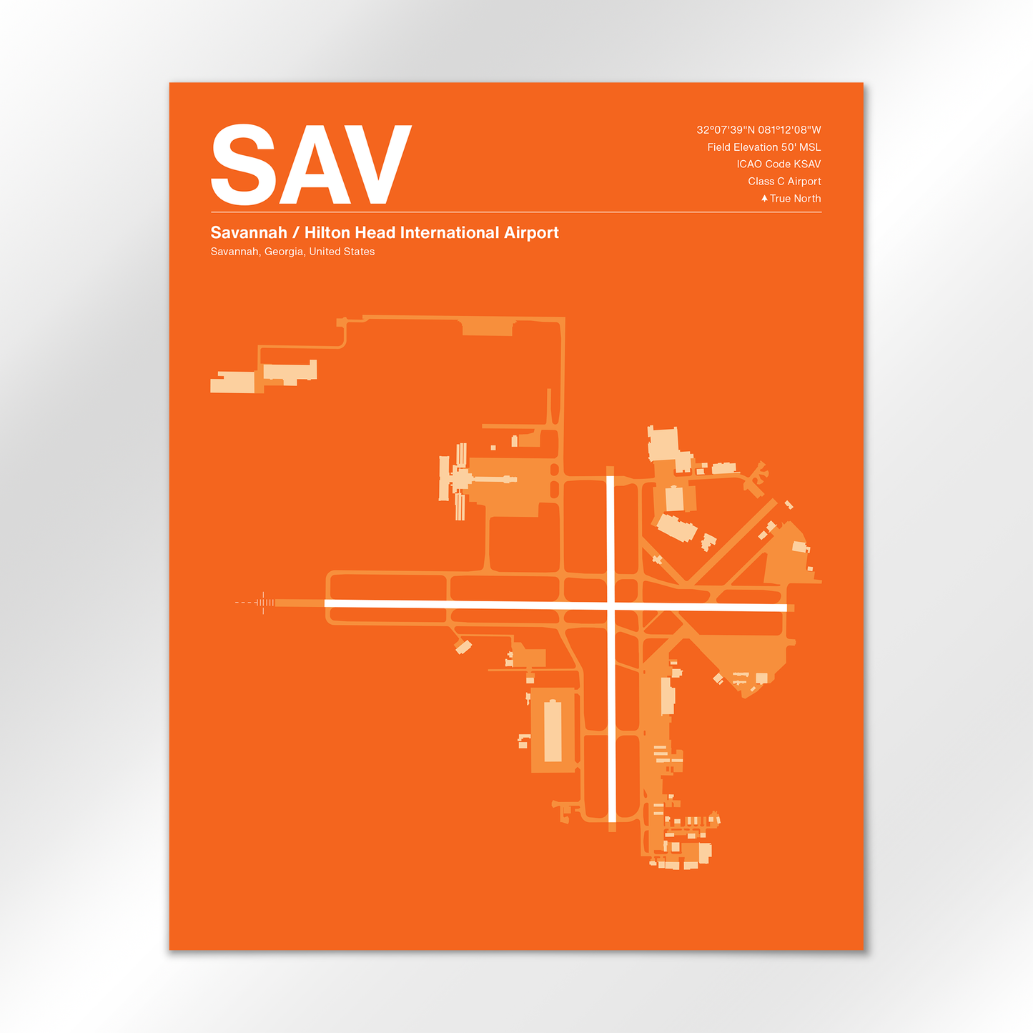 SAV Airport Diagram