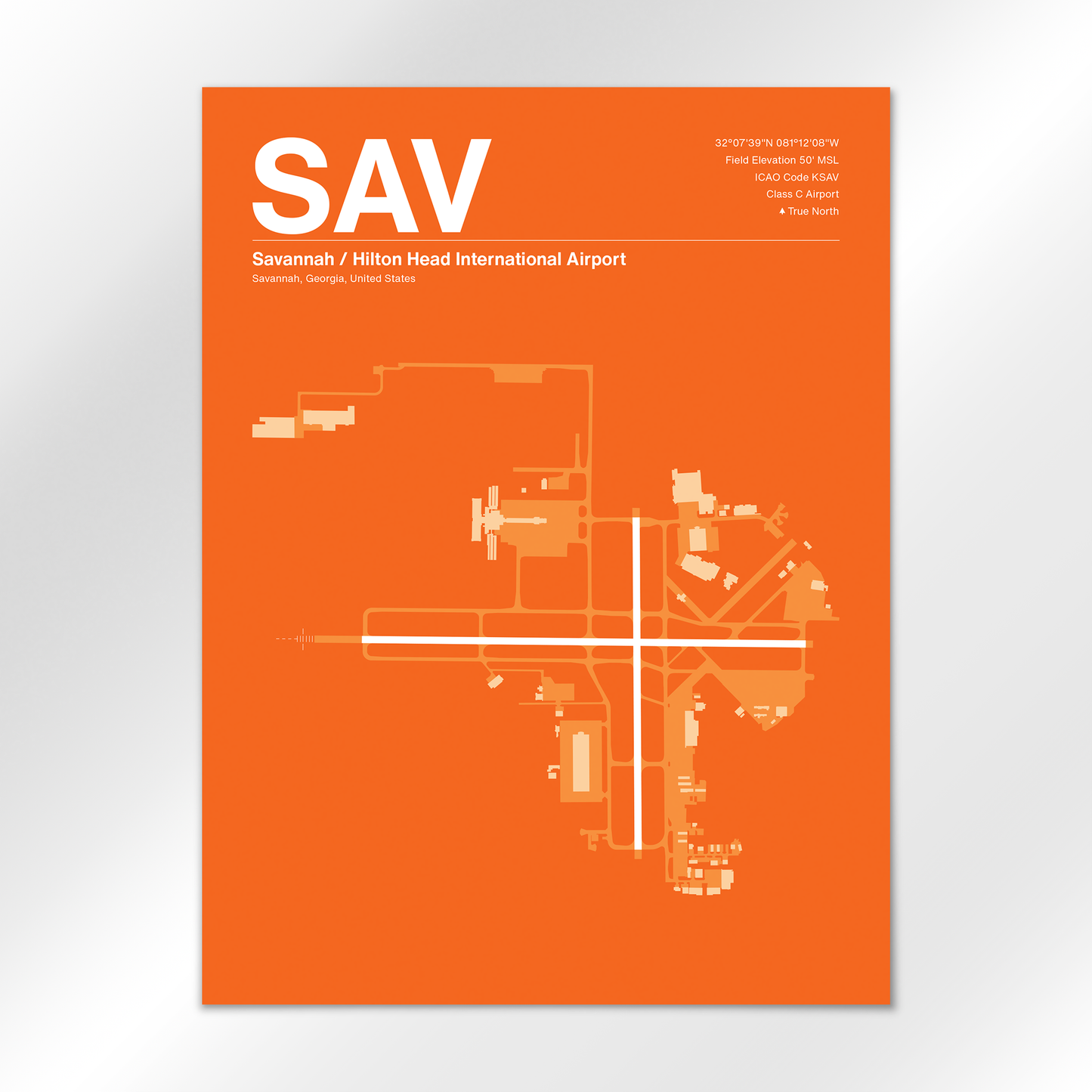 SAV Airport Diagram