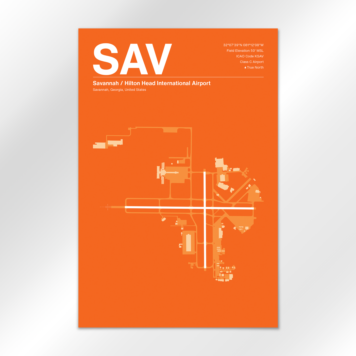 SAV Airport Diagram