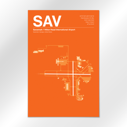 SAV Airport Diagram
