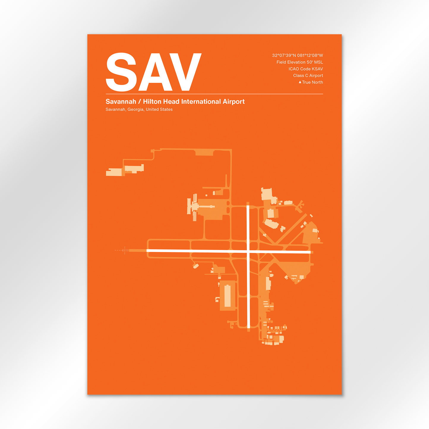 SAV Airport Diagram