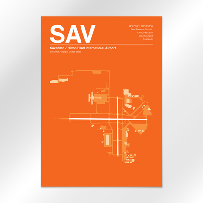 SAV Airport Diagram