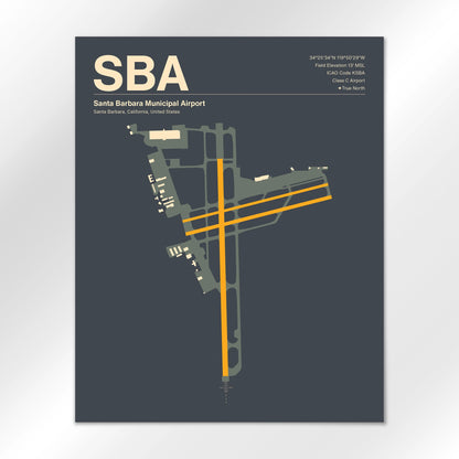 SBA Airport Diagram