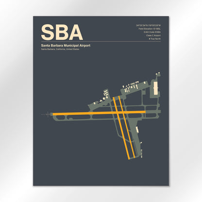 SBA Airport Diagram