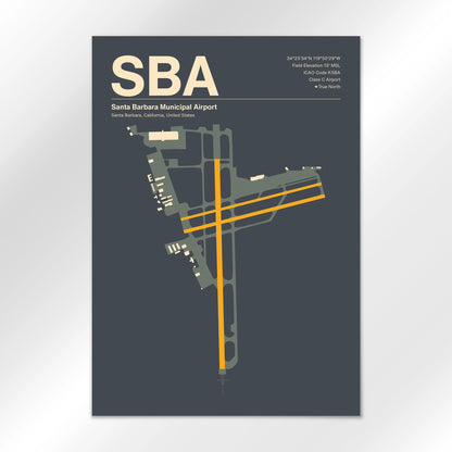 SBA Airport Diagram