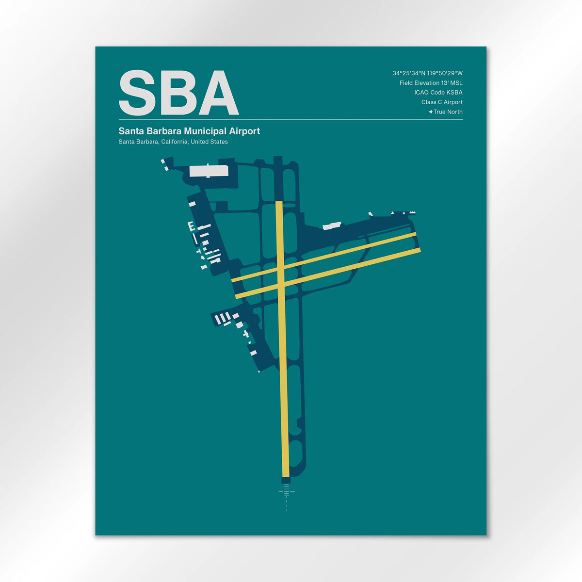 SBA Airport Diagram