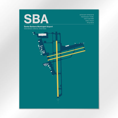 SBA Airport Diagram