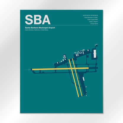 SBA Airport Diagram