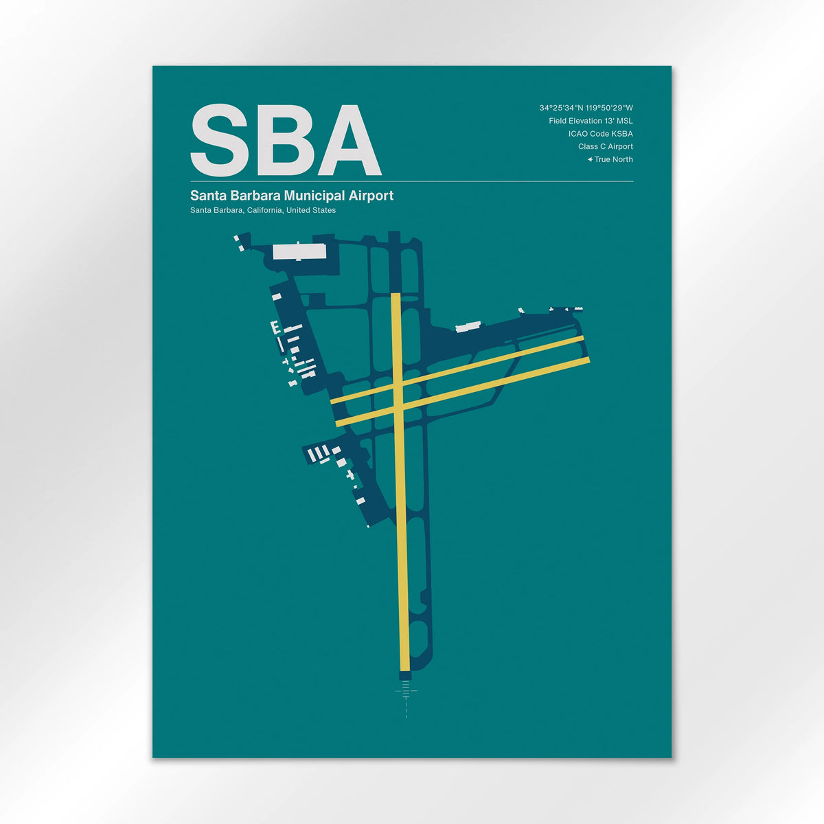 SBA Airport Diagram
