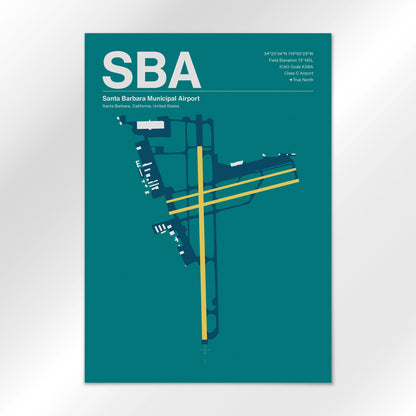 SBA Airport Diagram