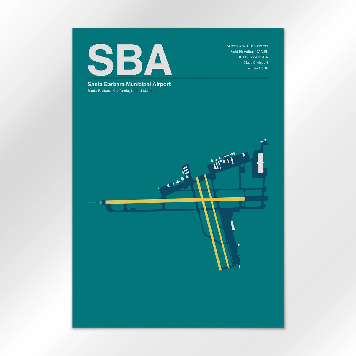 SBA Airport Diagram