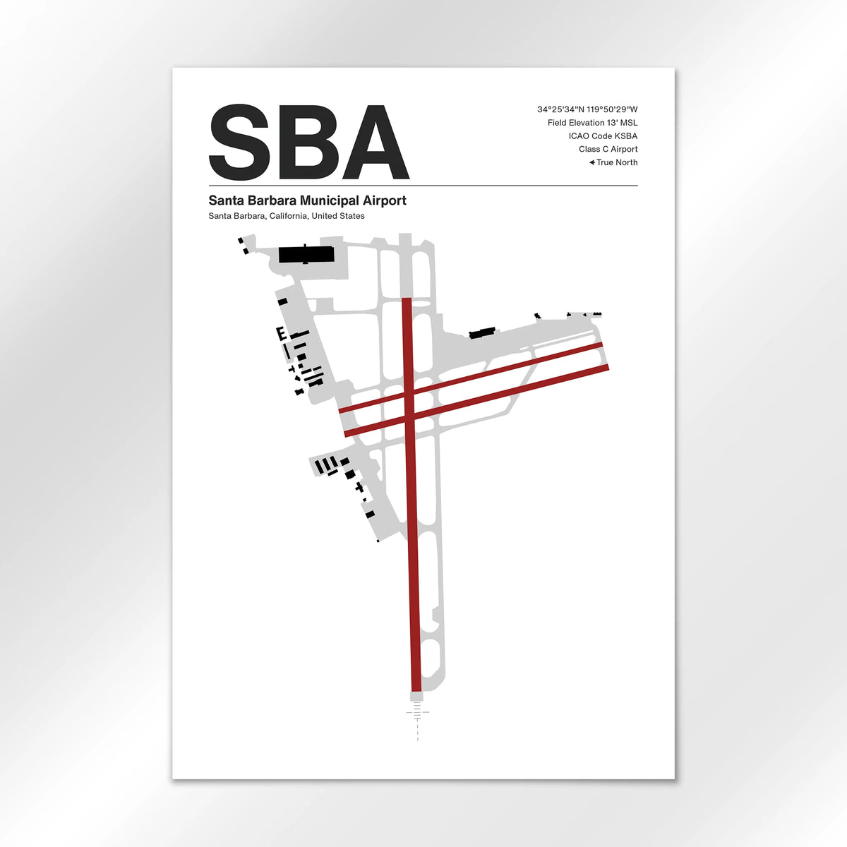 SBA Airport Diagram