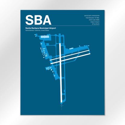 SBA Airport Diagram