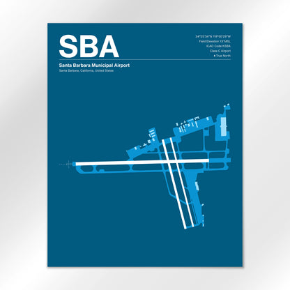 SBA Airport Diagram