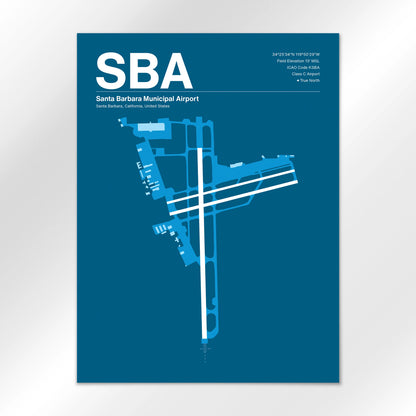 SBA Airport Diagram