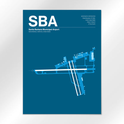 SBA Airport Diagram