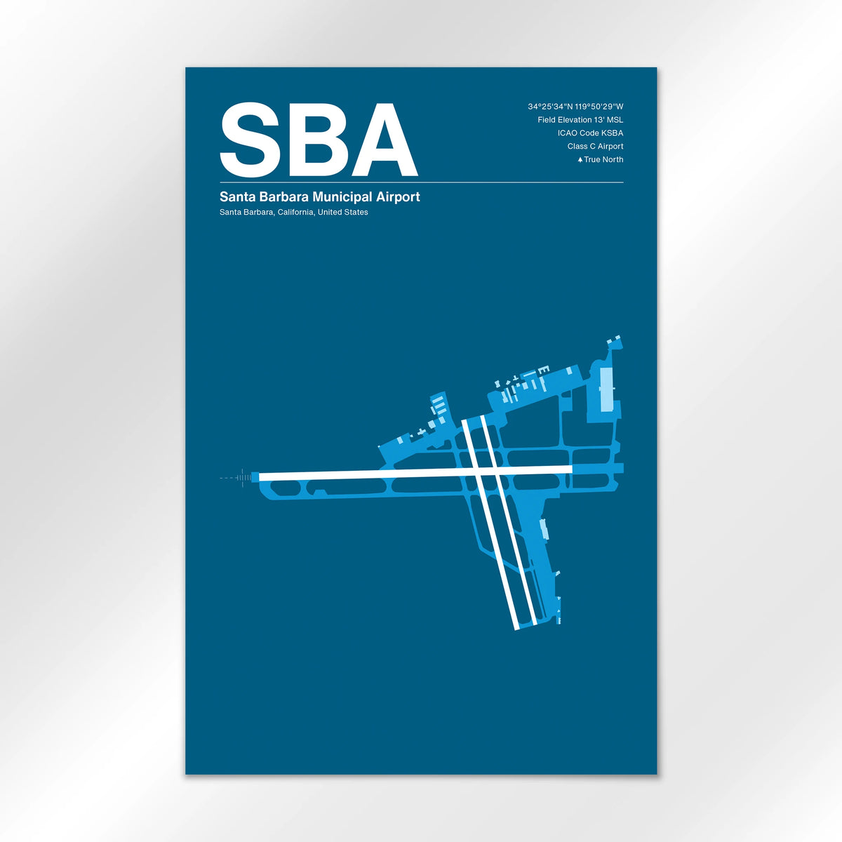SBA Airport Diagram