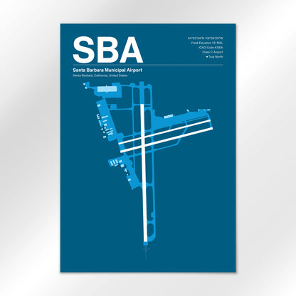 SBA Airport Diagram