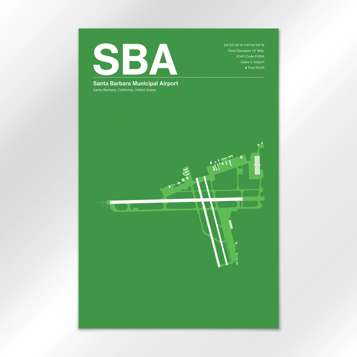 SBA Airport Diagram
