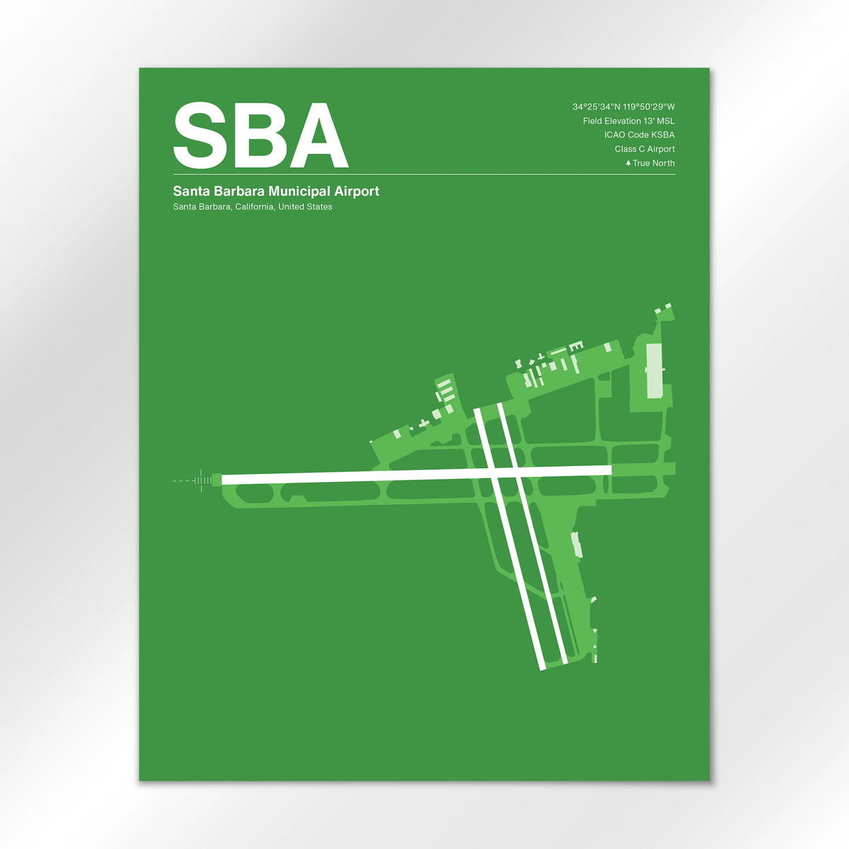 SBA Airport Diagram