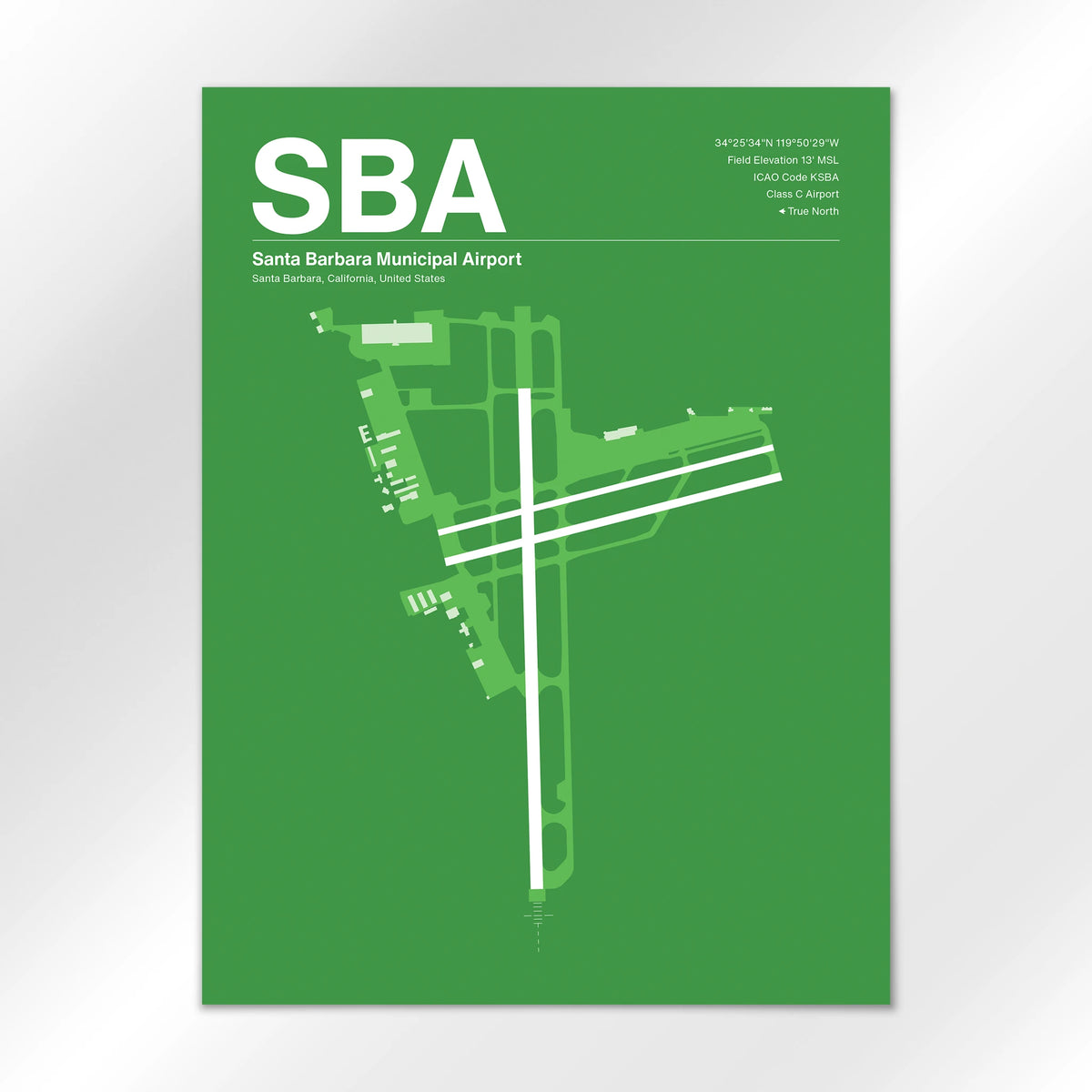 SBA Airport Diagram