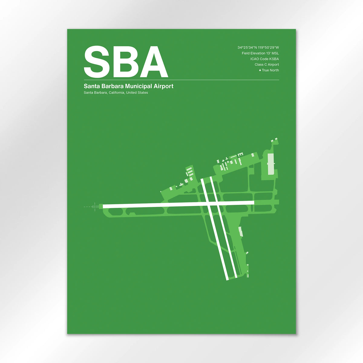 SBA Airport Diagram