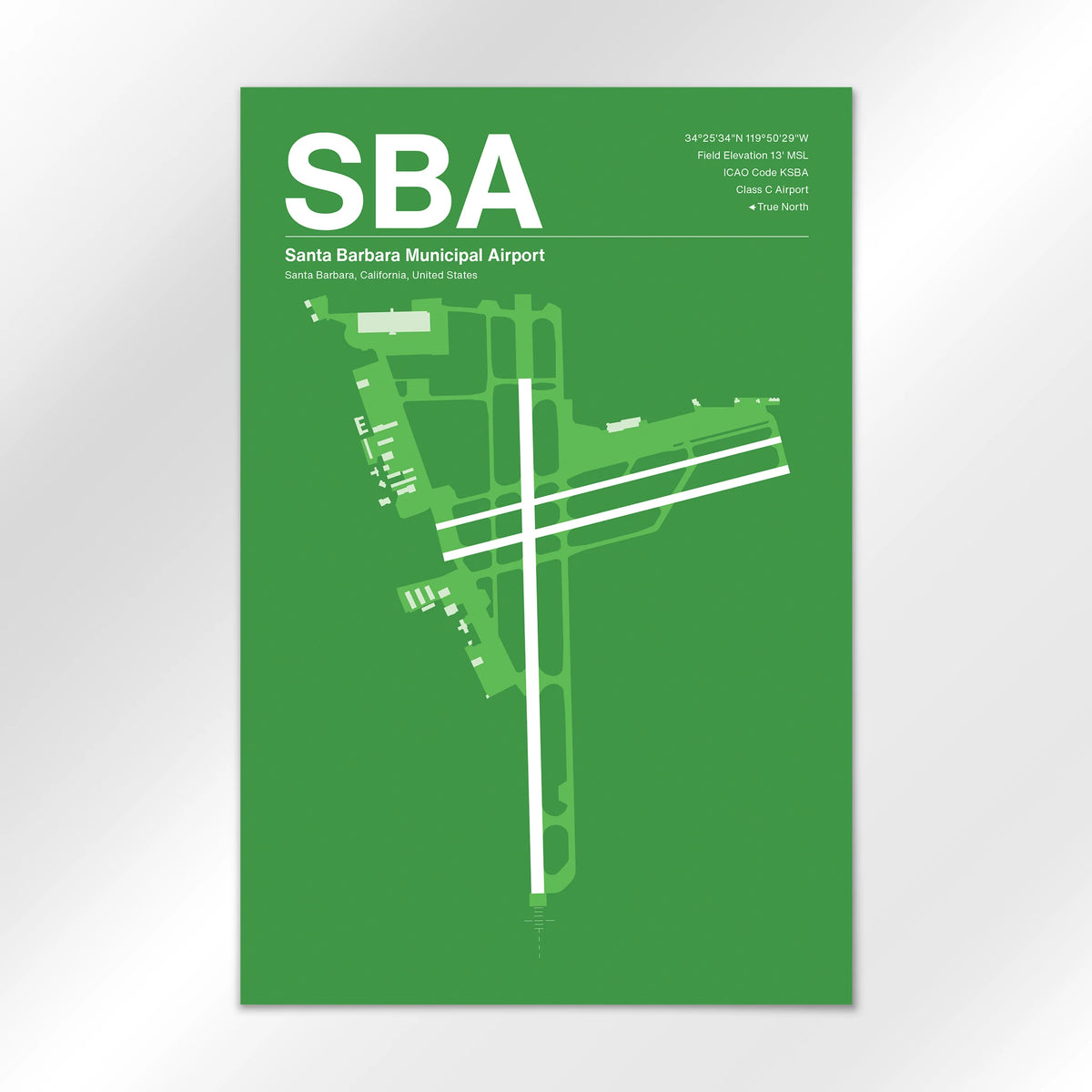 SBA Airport Diagram