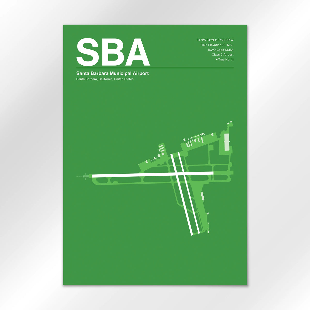 SBA Airport Diagram