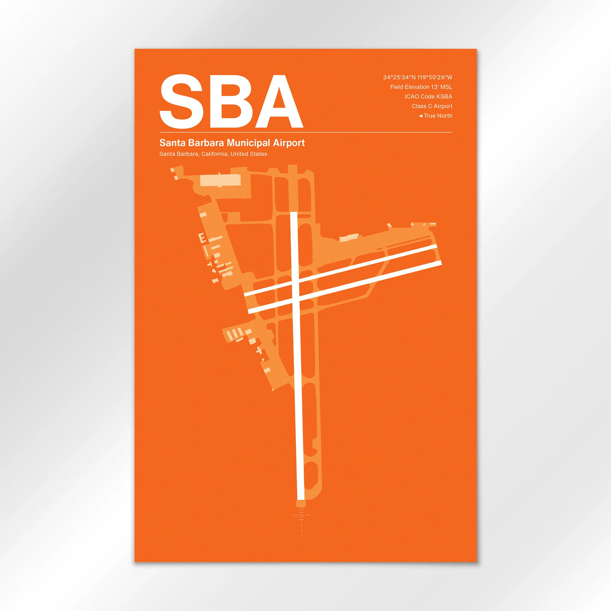 SBA Airport Diagram