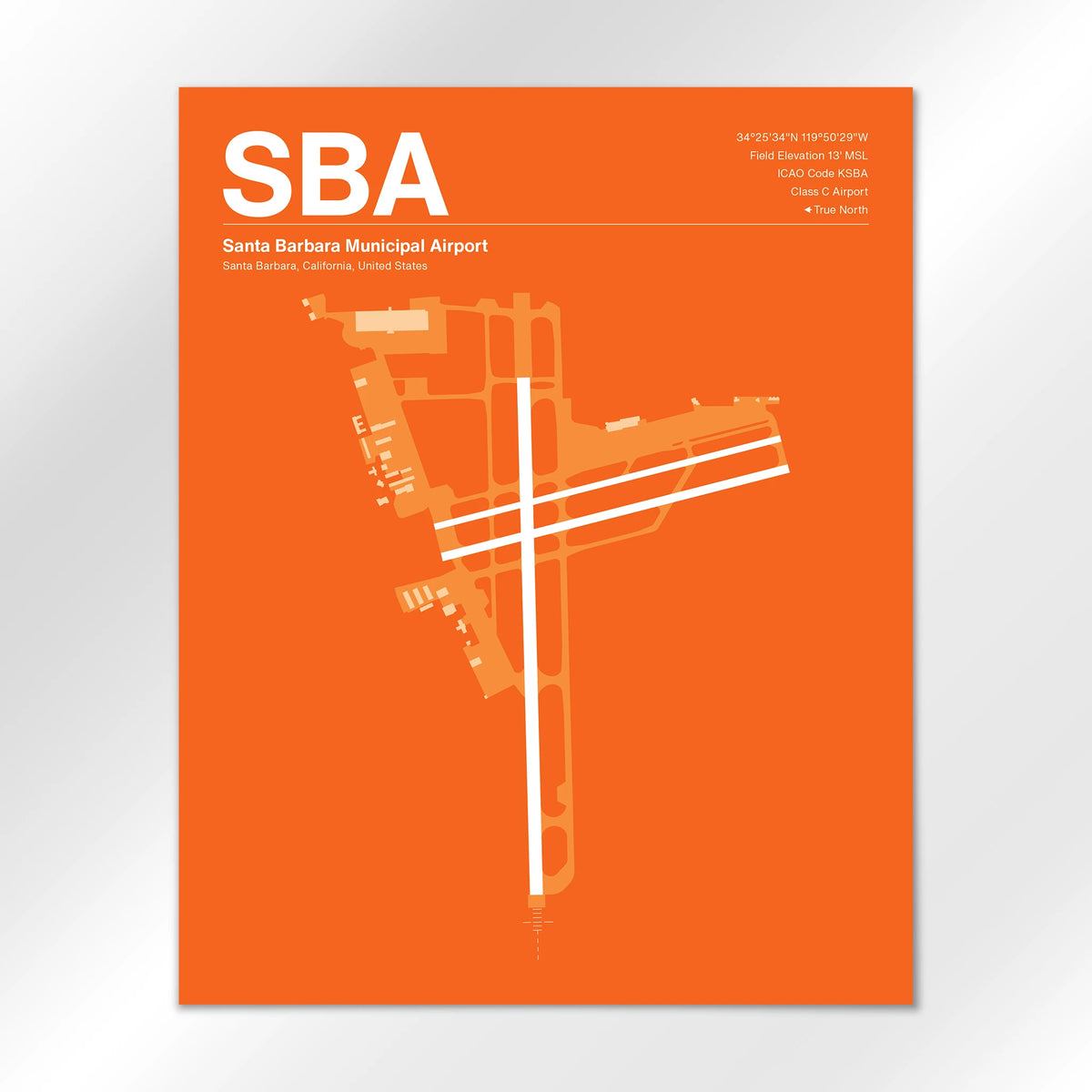 SBA Airport Diagram